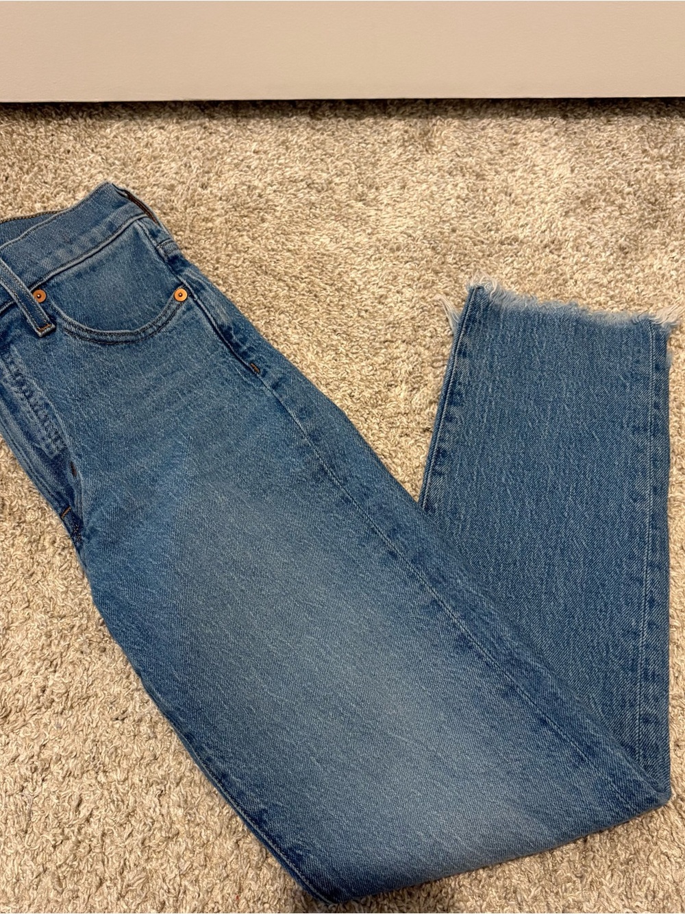 Madewell Light Blue Straight Leg Jeans